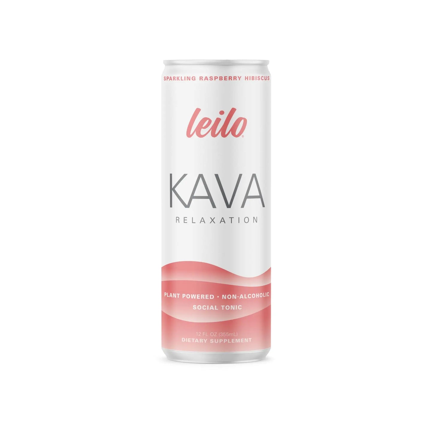 Leilo - Kava Seltzer - 750mg - 12oz Leilo Rasberry-Hibicus