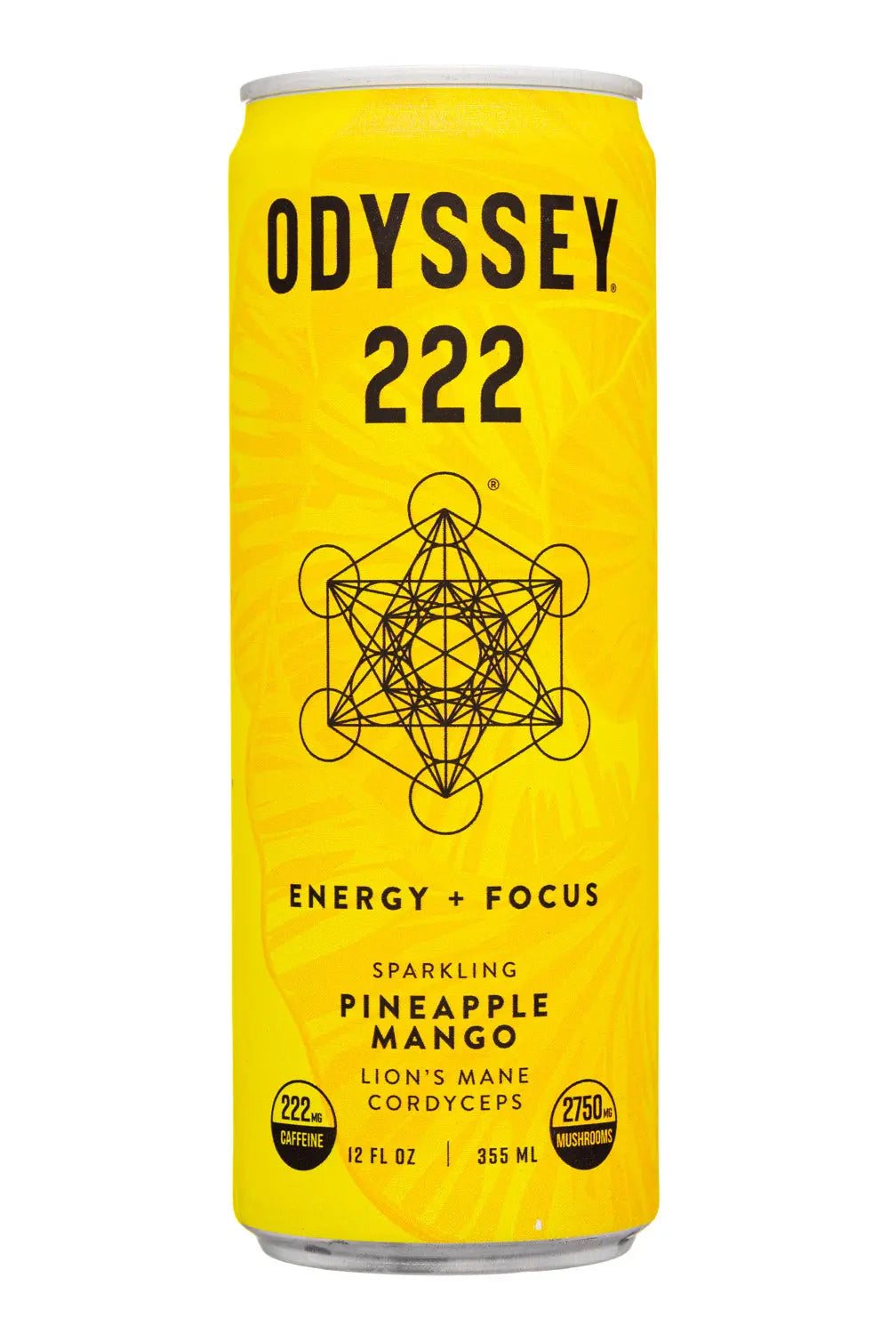 Odyssey 222 - Mushroom Elixir - 2750mg - 12oz Odyssey 222 Pineapple-Mango