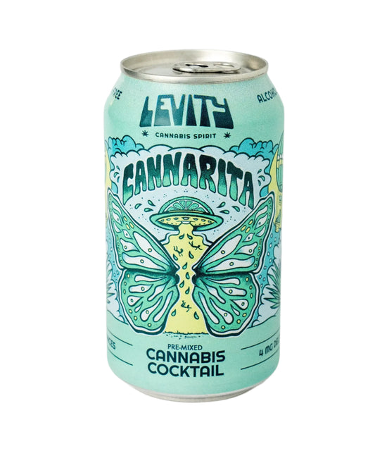 Levity - Cannabis Cocktail - Cannarita - 4mg - 12oz Levity Cannarita