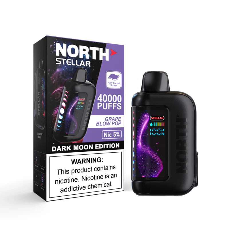 North Stellar 40k 5% - 20ml - 5ct North Grape-Blow-Pop