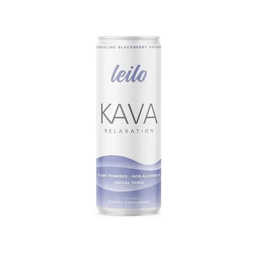 Leilo - Kava Seltzer - 750mg - 12oz Leilo Blackberry-Orange