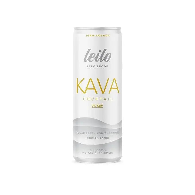 Leilo - Kava Seltzer - 750mg - 12oz Leilo Pine-Colada-Sugar-Free