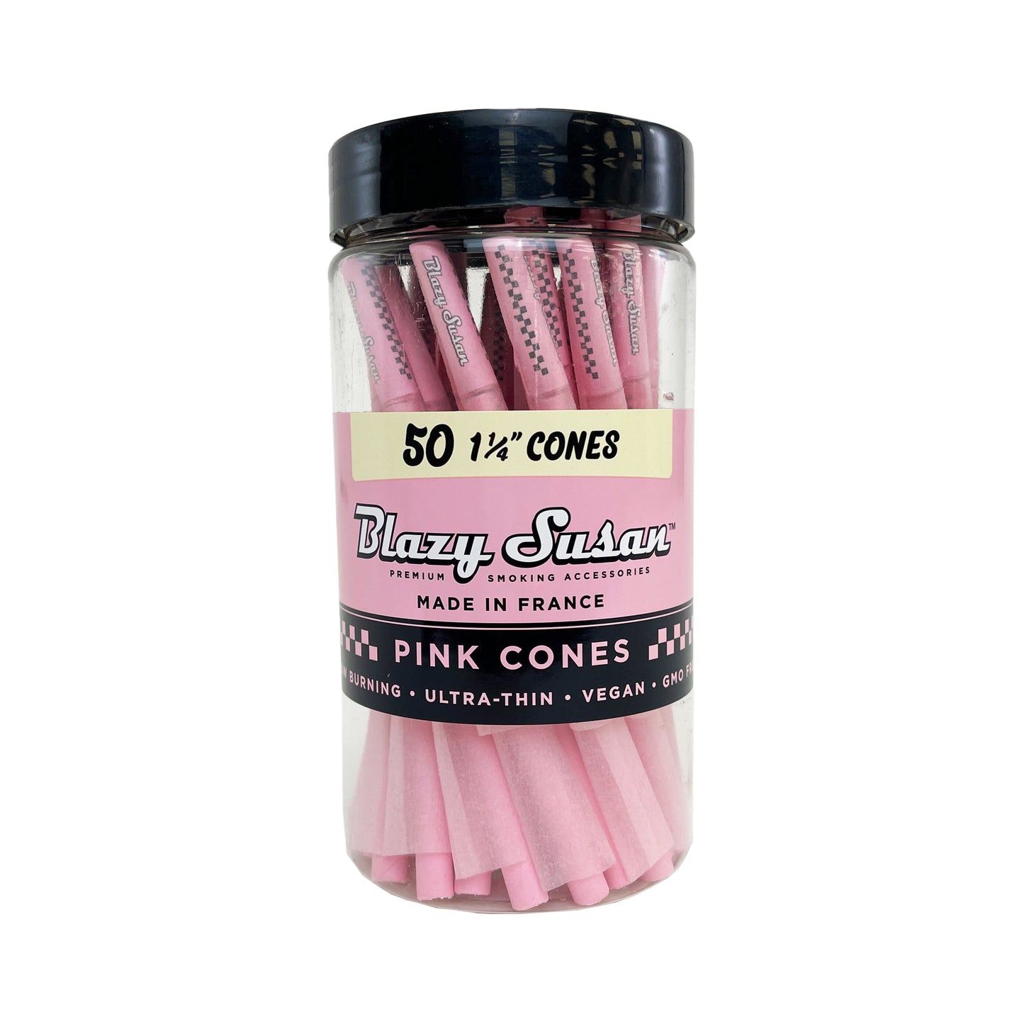 Blazy Susan - Pre Rolled Cones | 1-1/4″ Smog Planet Pink