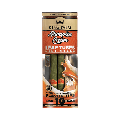 King Palm – Cones – Mini – 2pk King Palm Pumpkin-Cream