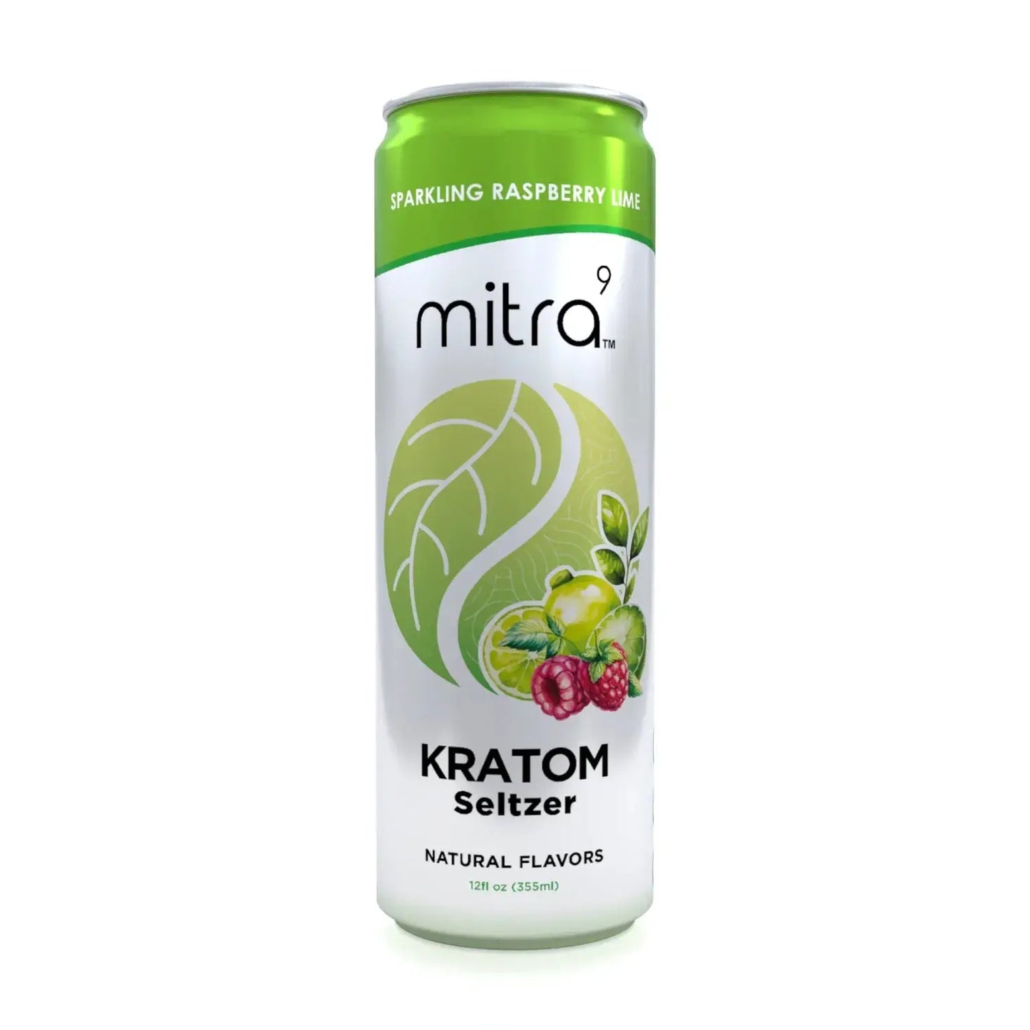 Mitra9 - Kava Seltzer - Coconut Lychee - 500mg - 12oz Mitra9 Raspberry-Lime