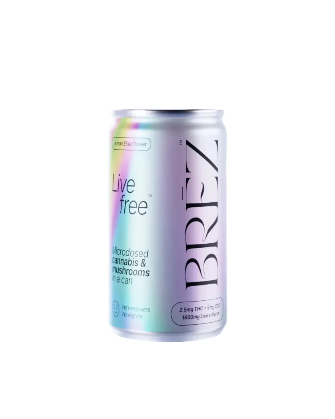 Brez - Nootropic Drink - Lemon Elderflower - 12oz - D9 + CBD + Lion's Mane Brez 7oz-D9-CBD-Lion-s-Mane