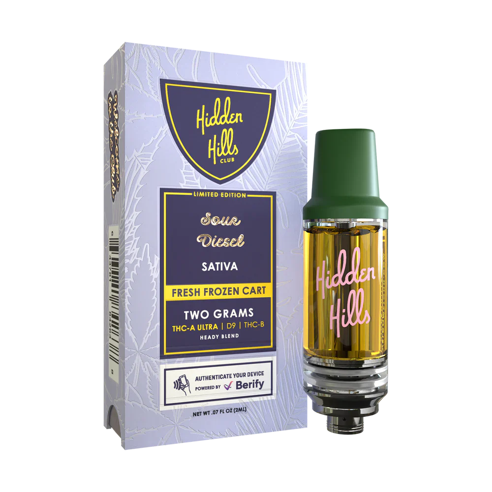 Hidden Hills - Cartridge - Heady Blend Hidden Hills Sour-Diesel-2G