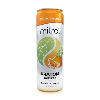 Mitra9 - Kava Seltzer - Coconut Lychee - 500mg - 12oz Mitra9 Tangerine