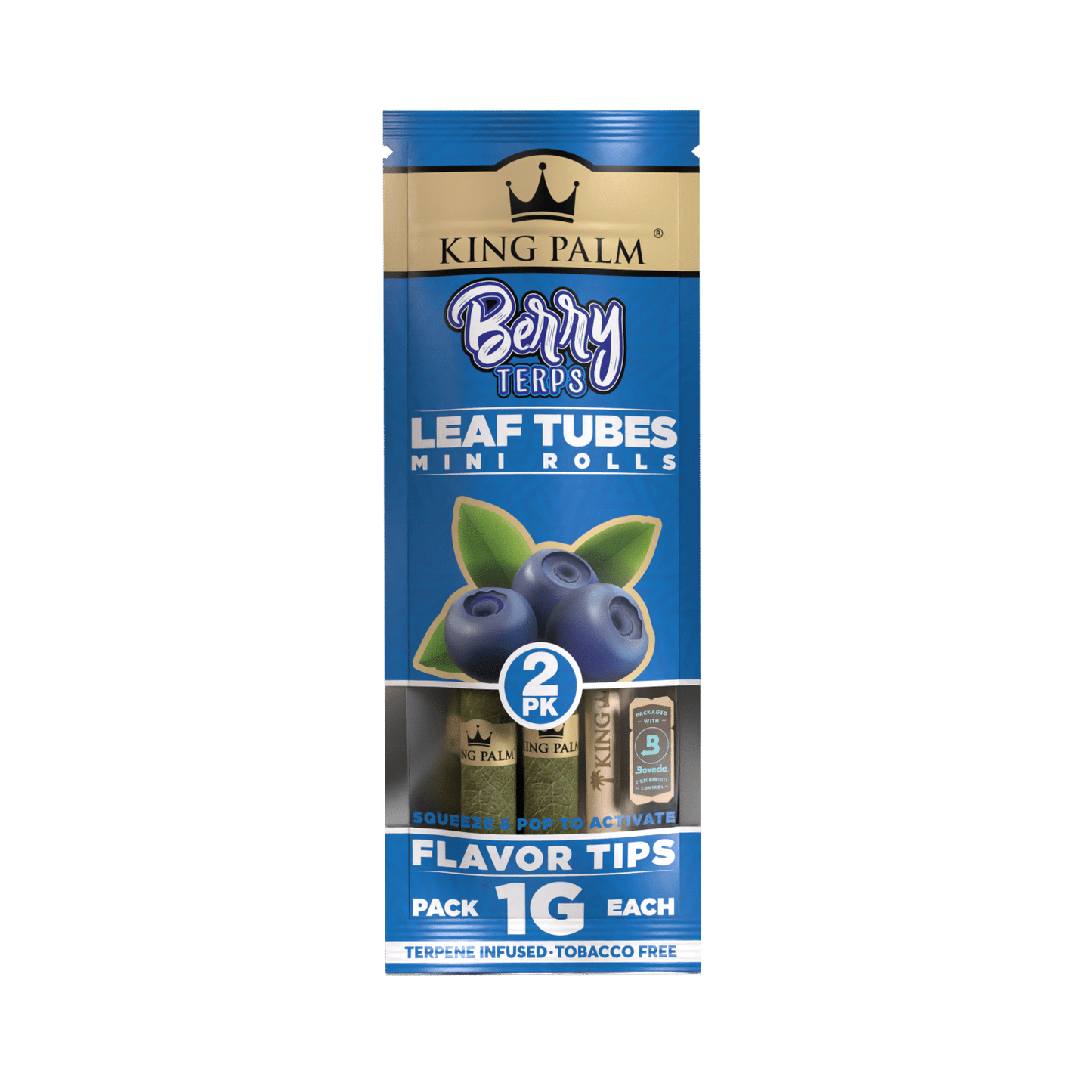 King Palm – Cones – Mini – 2pk King Palm Berry-Terps