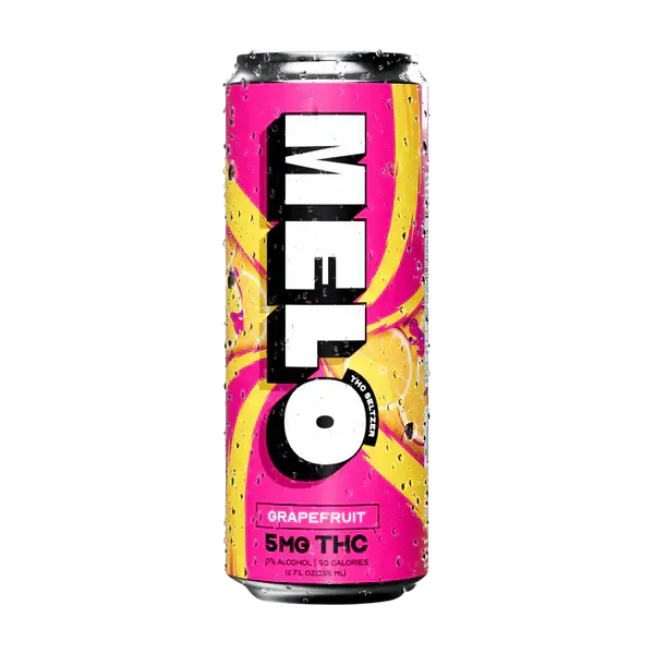 Melo - D9 Seltzer - Grapefruit - 5mg - 12oz Melo Grapefruit