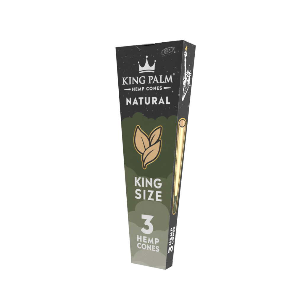 King Palm – Hemp Cones – King – Natural 3pk King Palm